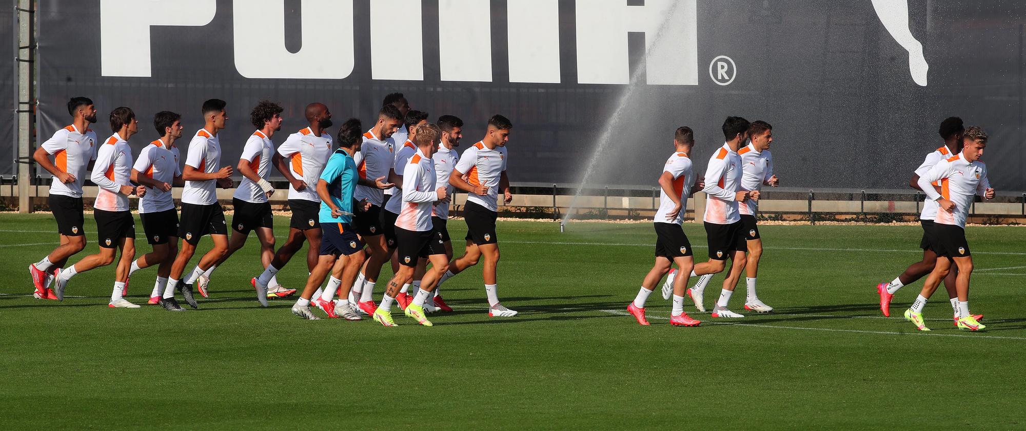 Así ha sido el entrenamiento de hoy del Valencia CF