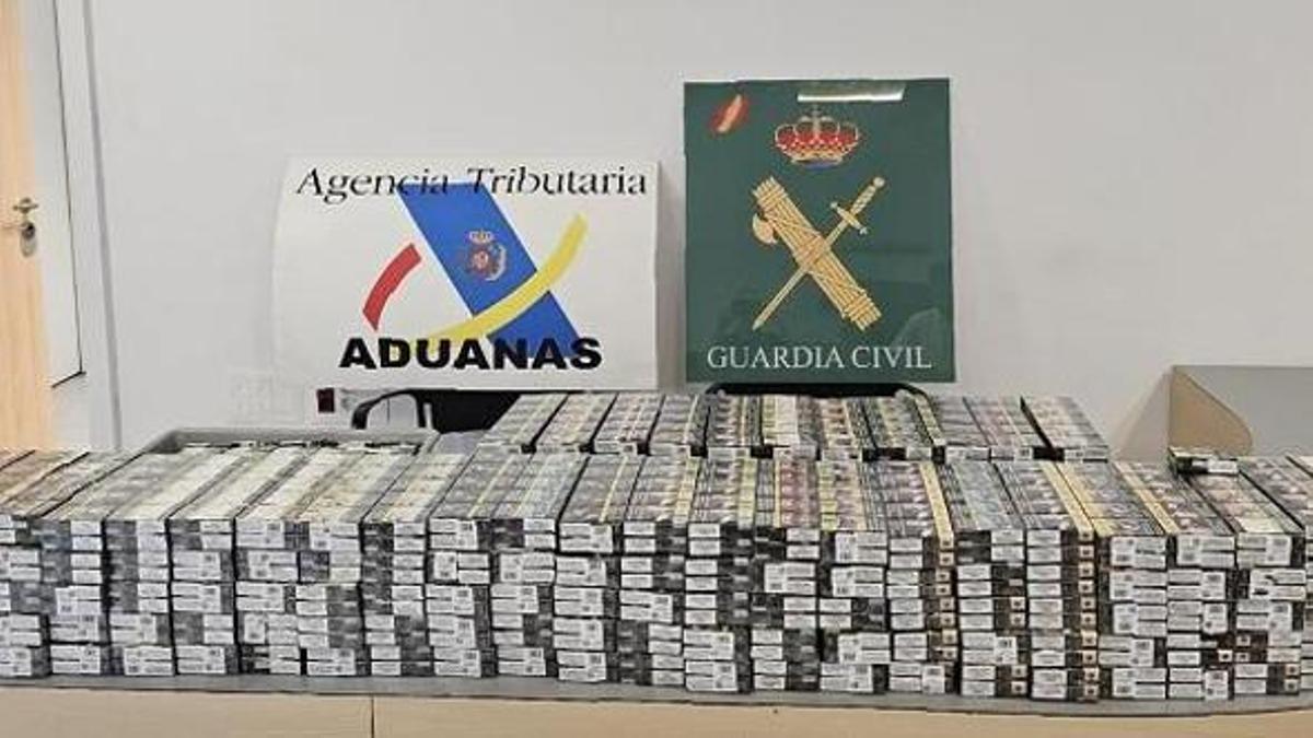 Tabaco intervenido en aeropuerto de Ibiza