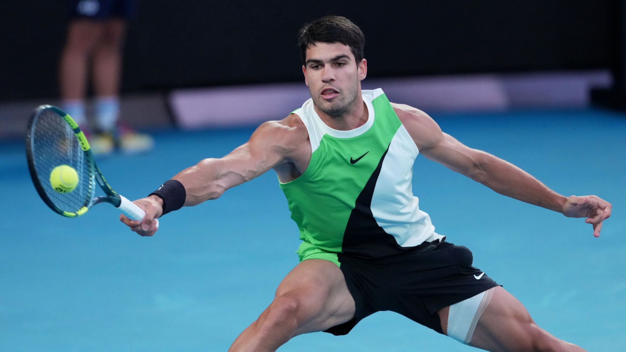 Final del Open de Australia: Carlos Alcaraz - Novak - Djokovic, en imágenes.