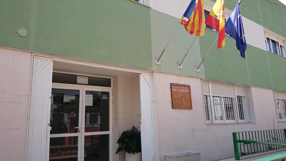 Centro Ocupacional Maite Boronat de Calp al que acuden usuarios de dos comarcas.