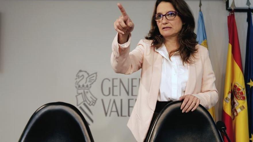 Oltra: &quot;La estabilidad del Gobierno valenciano es a prueba de cualquier bomba&quot;