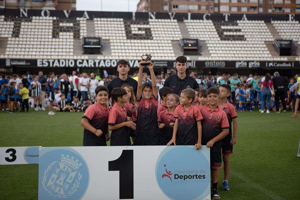 Clausura de la liga coal de fútbol en Cartagena