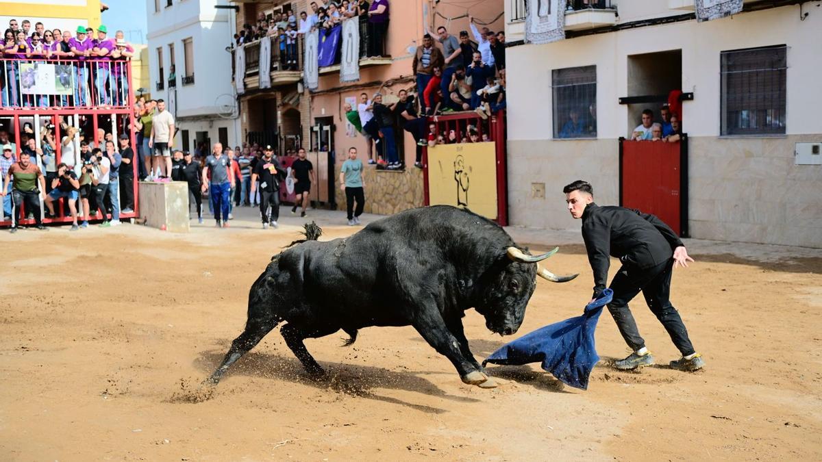 El toro de Las Monjas ha demostrado poca predisposición en su cometido.