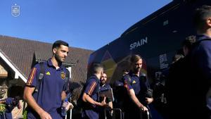 La roja ha llegado a Róterdam para disputar la Nations League