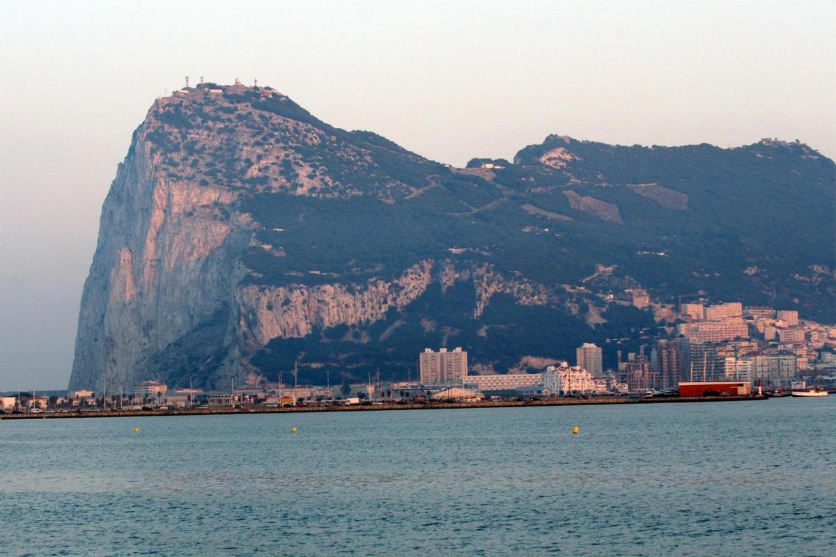 Imagen del peñón de Gibraltar.