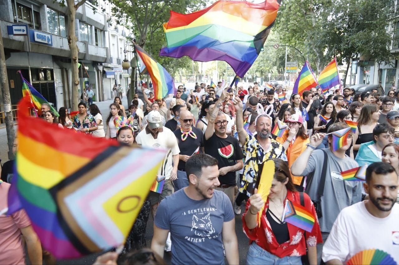 La marcha del colectivo LGTBI por Córdoba
