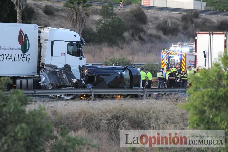 Grave accidente en Sangonera la Seca