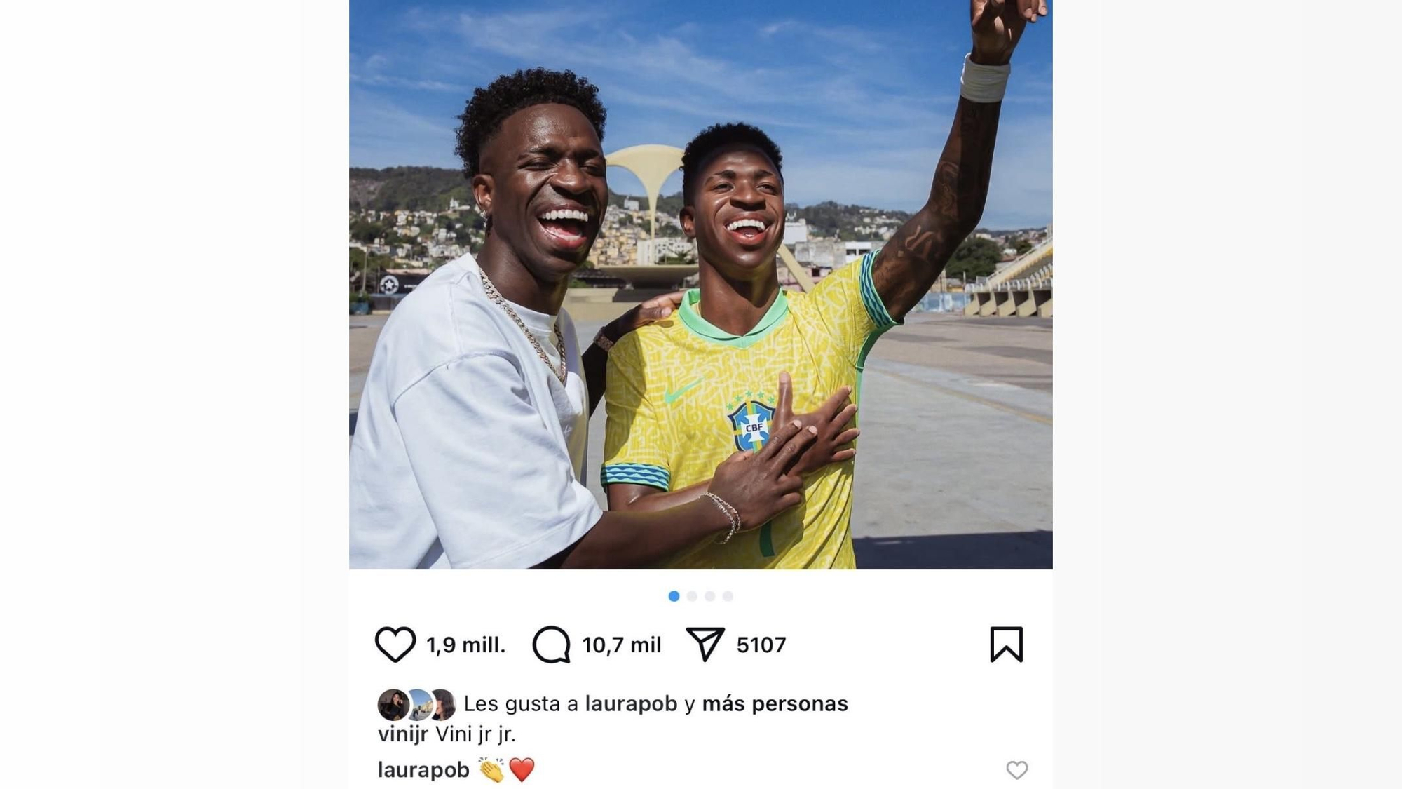 Vinicius Jr tiene novia