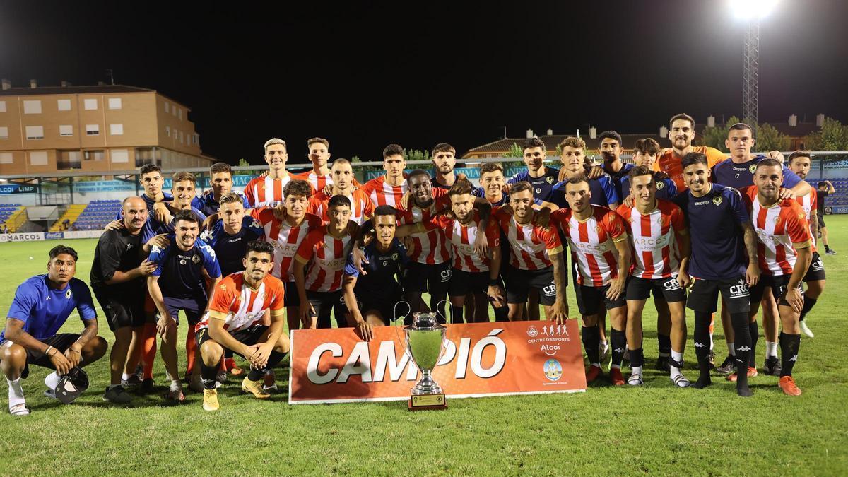 El Hércules ganó el último trofeo Ciutat d'Alcoi jugado en El Collao, en agosto del año 2022.