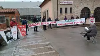 Manifestación número 133 para reclamar una sanidad pública digna en la comarca de Sayago.