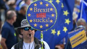 Manifestación en Londres contra el Brexit