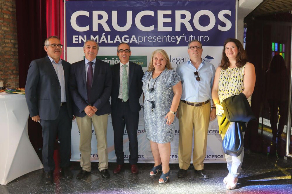 La Opinión de Málaga reunió en un debate al presidente de la Autoridad Portuaria, Paulino Plata, y a otros expertos en turismo, transportes, cruceros y marketing