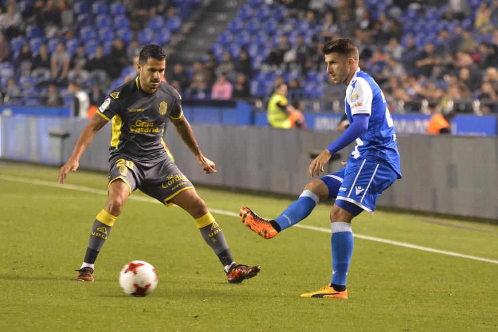 El Dépor cae goleado ante Las Palmas