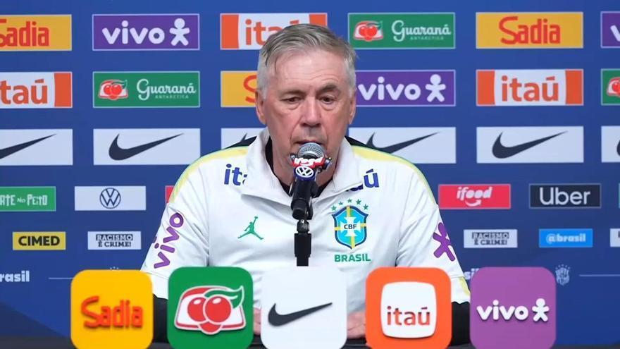 Ancelotti cree que Brasil "va por el buen camino"