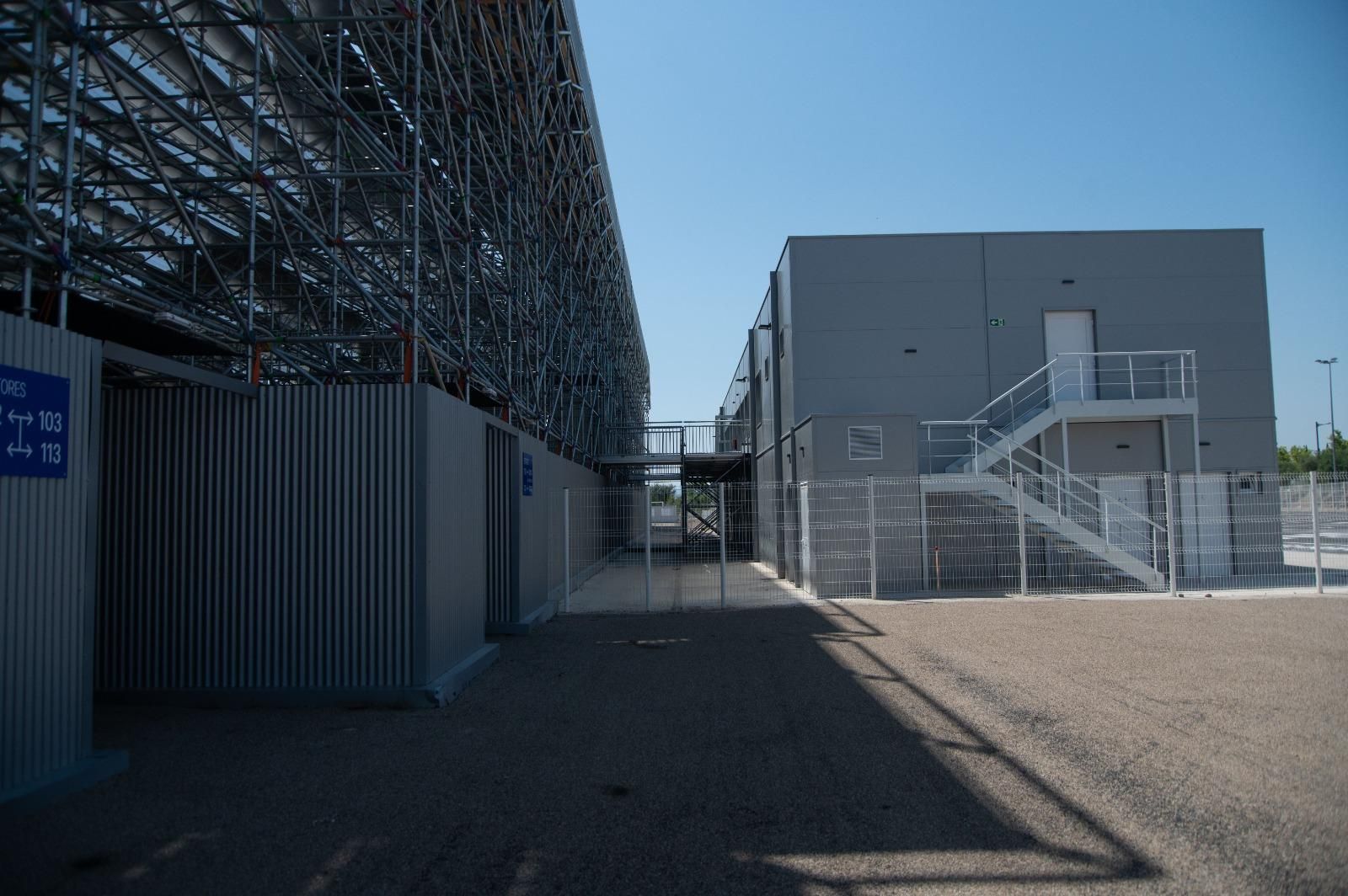 En imágenes | Así está el Ibercaja Estadio a pocos días de su inauguración en un amistoso