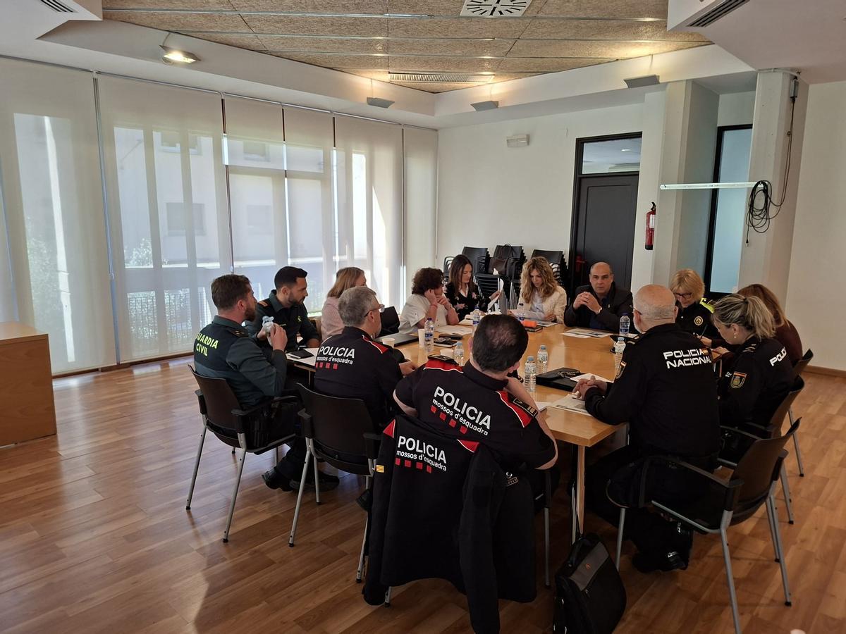 La Junta Local de Seguretat de Sant Joan de Vilatorrada reunida a l'Ajuntament