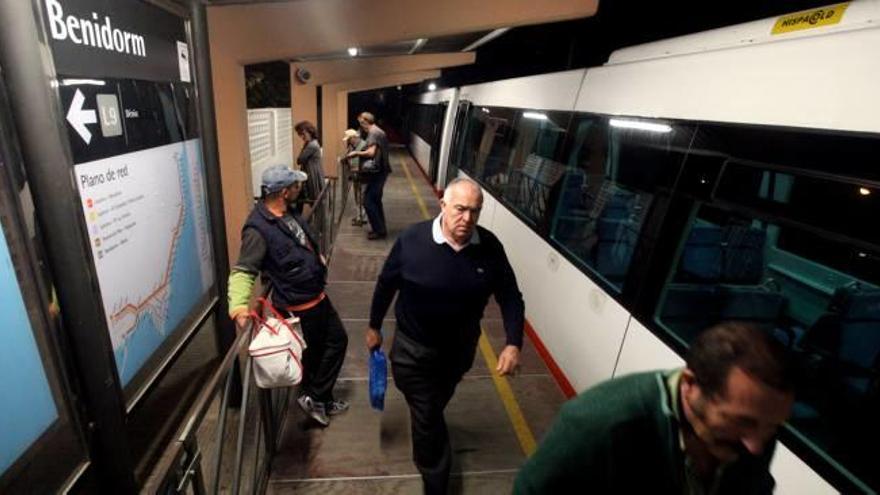 Una imagen de la estación de Benidorm.