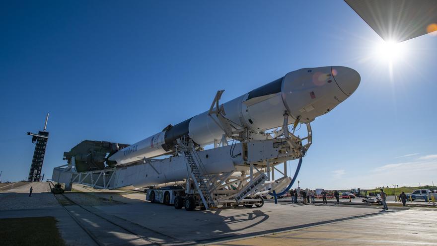 La NASA y Space X enviarán este jueves un cohete con una cápsula Dragon de carga a la Estación Espacial Internacional