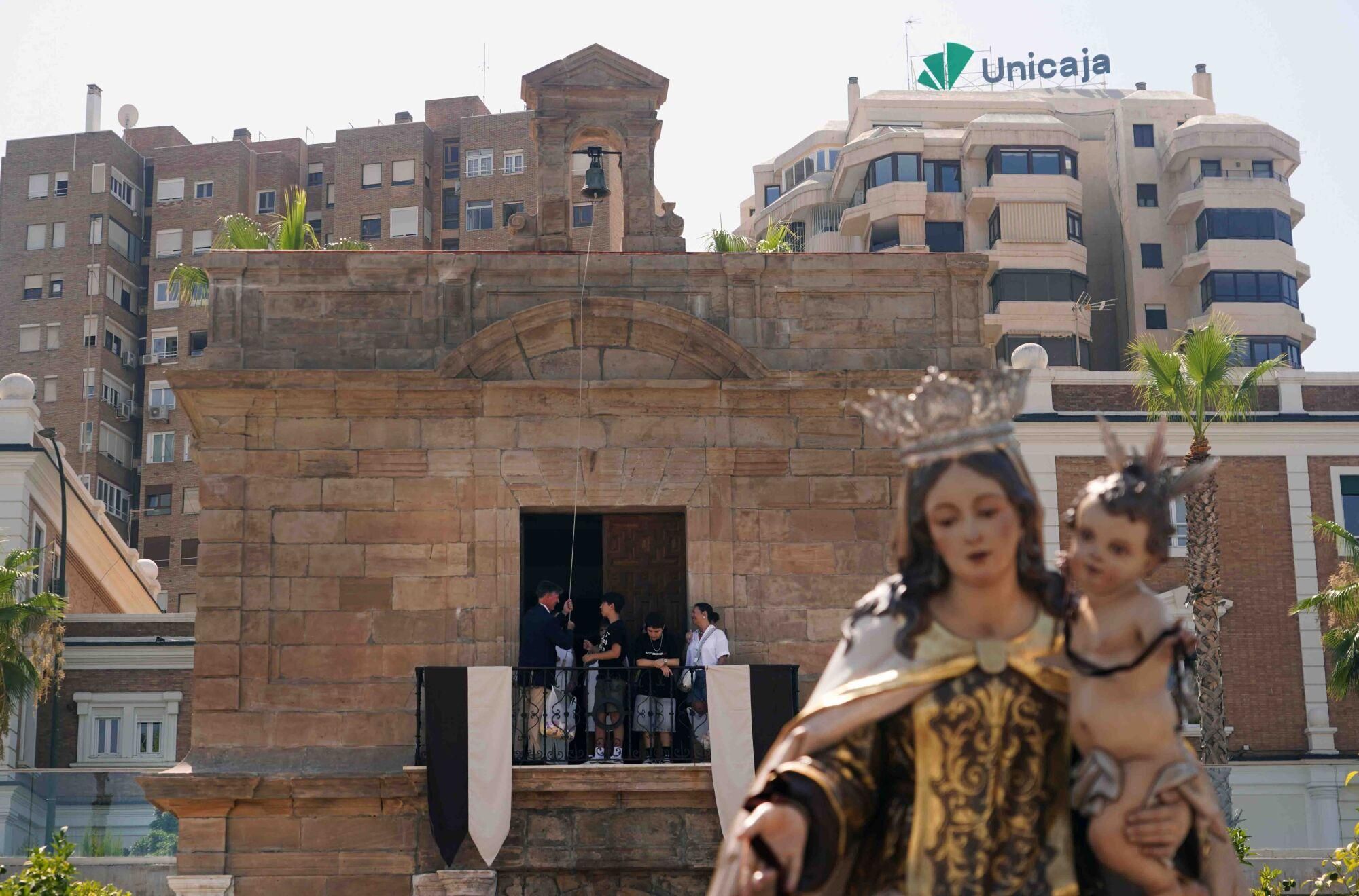 Inauguración de la Capilla del Puerto de Málaga y acto de bendición de la imagen Virgen del Carmen