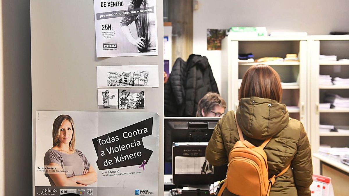Dependencias del juzgado de violencia contra la mujer de A Coruña. |   // CARLOS PARDELLAS