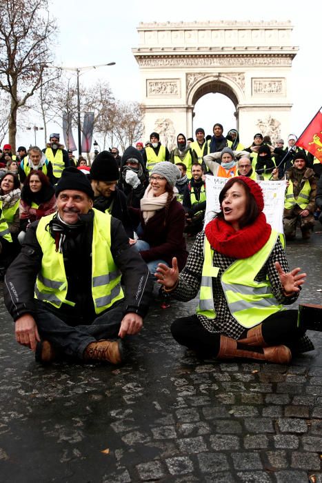 Protesta de los ''chalecos amarillos'' en París