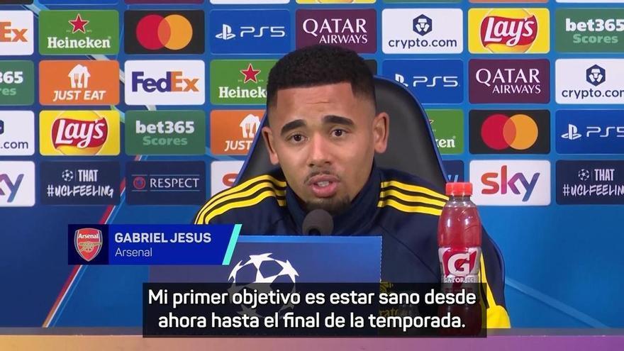 Gabriel Jesus: "Quiero ampliar mi contrato con el Arsenal"
