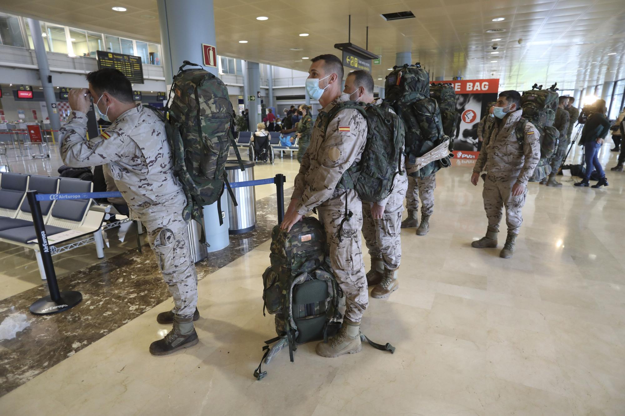 Más de 200 militares asturianos ponen rumbo a Mali