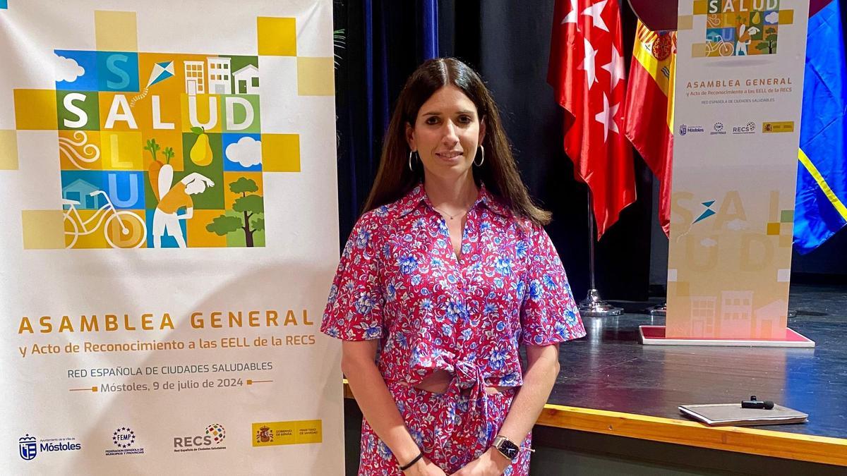 Paula Soler en la Asamblea General de la Red Española de Ciudades Saludables