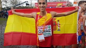 Oussama Oumaiz, vigente campeón de España de 5000 metros.