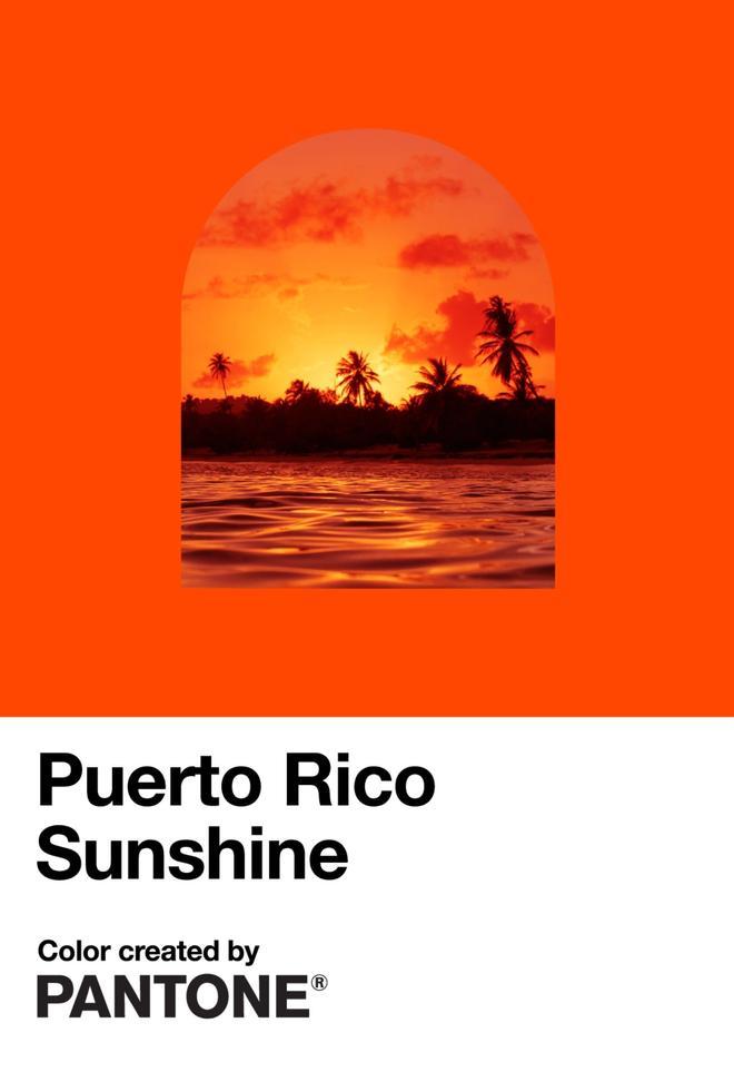 Puerto Rico, color Pantone
