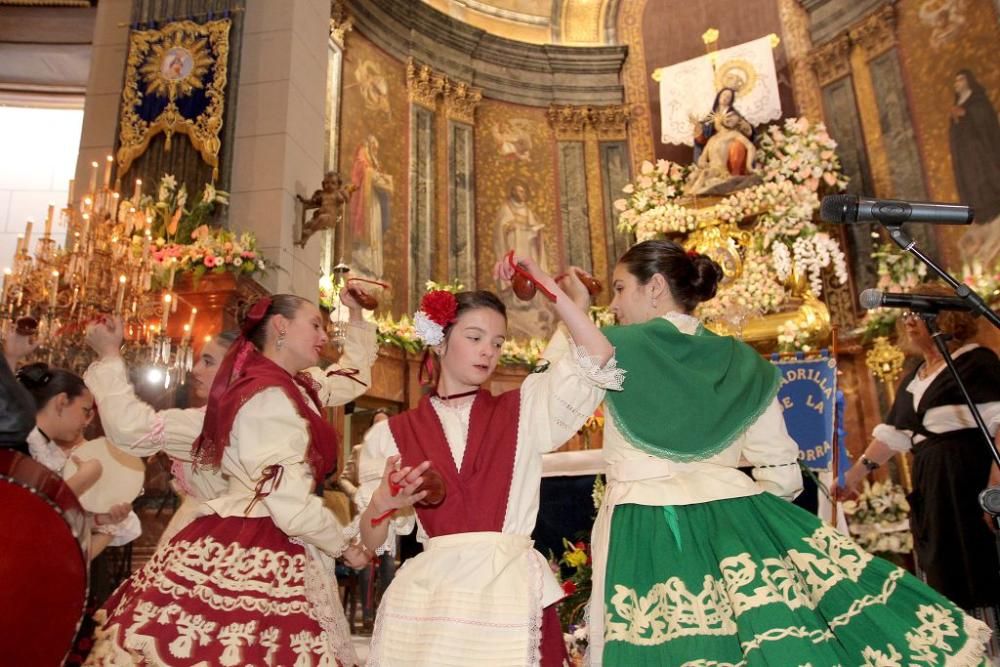 Ofrenda floral a la Virgen de la Caridad de Cartagena