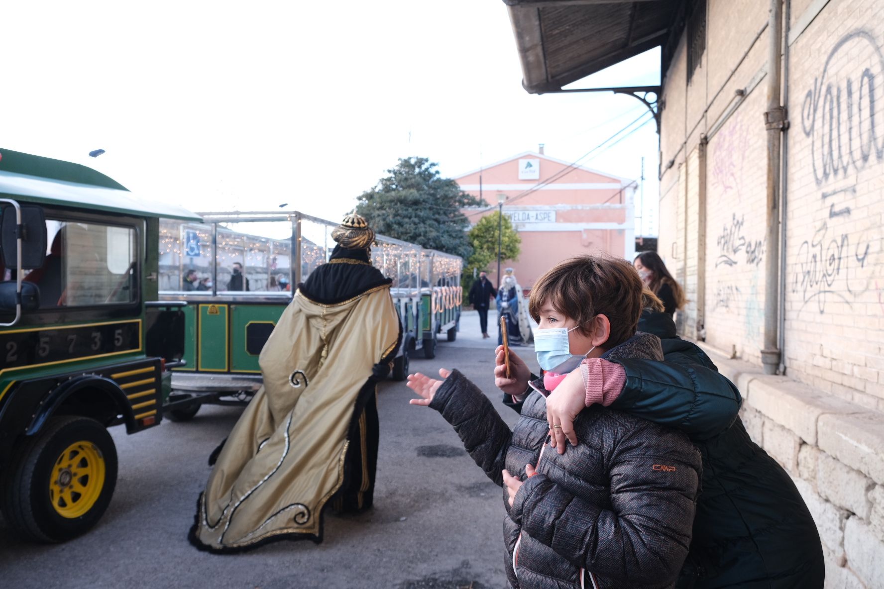 Los Reyes Magos llegan a Novelda en tren