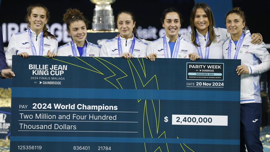 Italia gana la Copa Billie Jean King Málaga 2024
