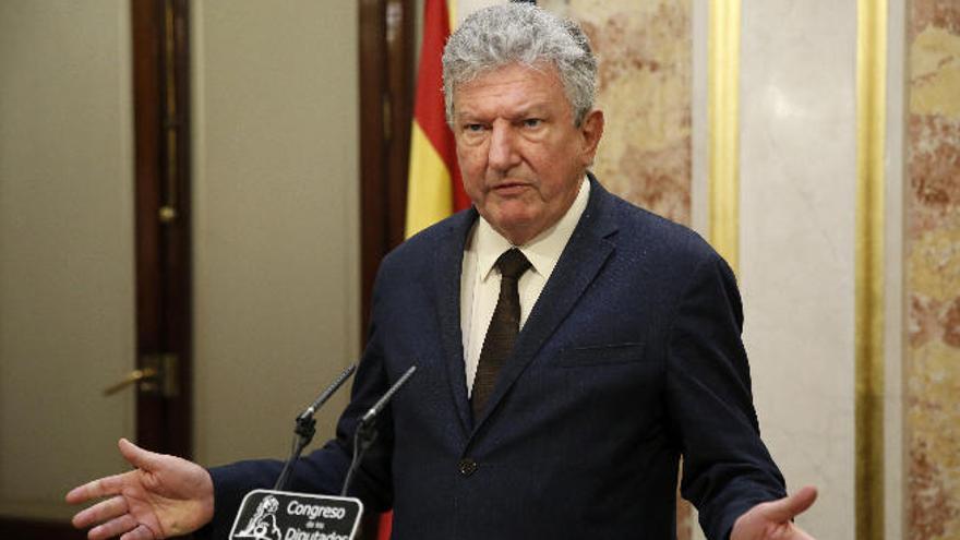 Pedro Quevedo, en el Congreso de los Diputados.