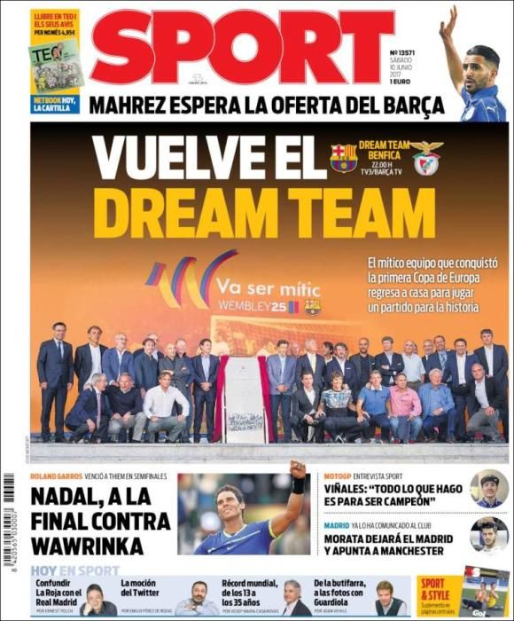 Portadas diarios deportivos sábado 10 de junio