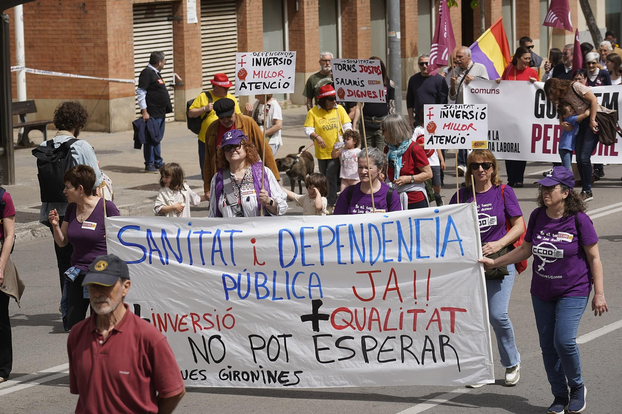 El sindicalisme gironí reclama reduir la jornada i fenar els accidents laborals