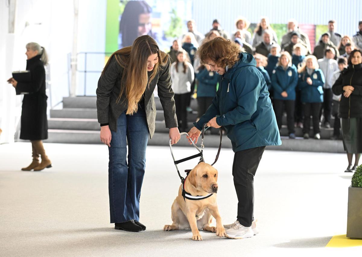 La infanta Sofía visita el Centro de Cría y Adiestramiento de la Fundación ONCE del Perro Guía, a 30 de enero de 2026, en Madrid (España). El centro cría y adiestra perros guía para personas ciegas o con discapacidad visual grave y contribuir así a la mejora de su autonomía y la seguridad de sus desplazamientos. INFANTA SOFIA;PERROS GUIA;ONCE;30 ENERO 2026 José Oliva / Europa Press 30/01/2026. Infanta Sofia;José Oliva