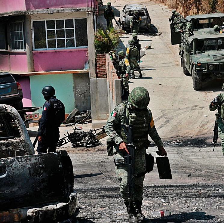 Violencia e represión nas rúas de Latinoamérica.
