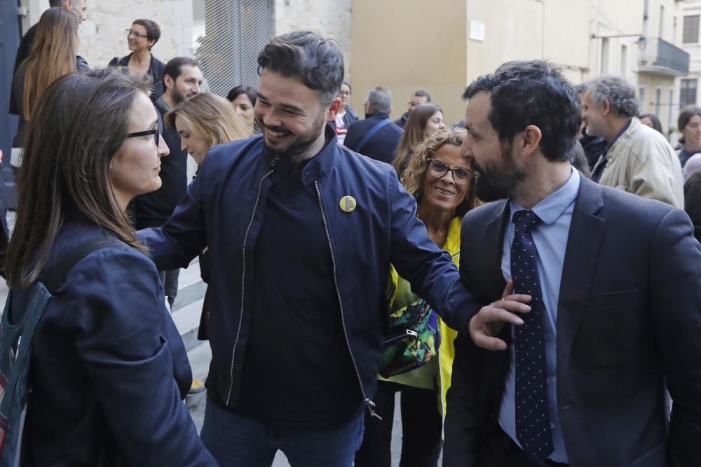 Acte central d'ERC a les eleccions generals a Girona