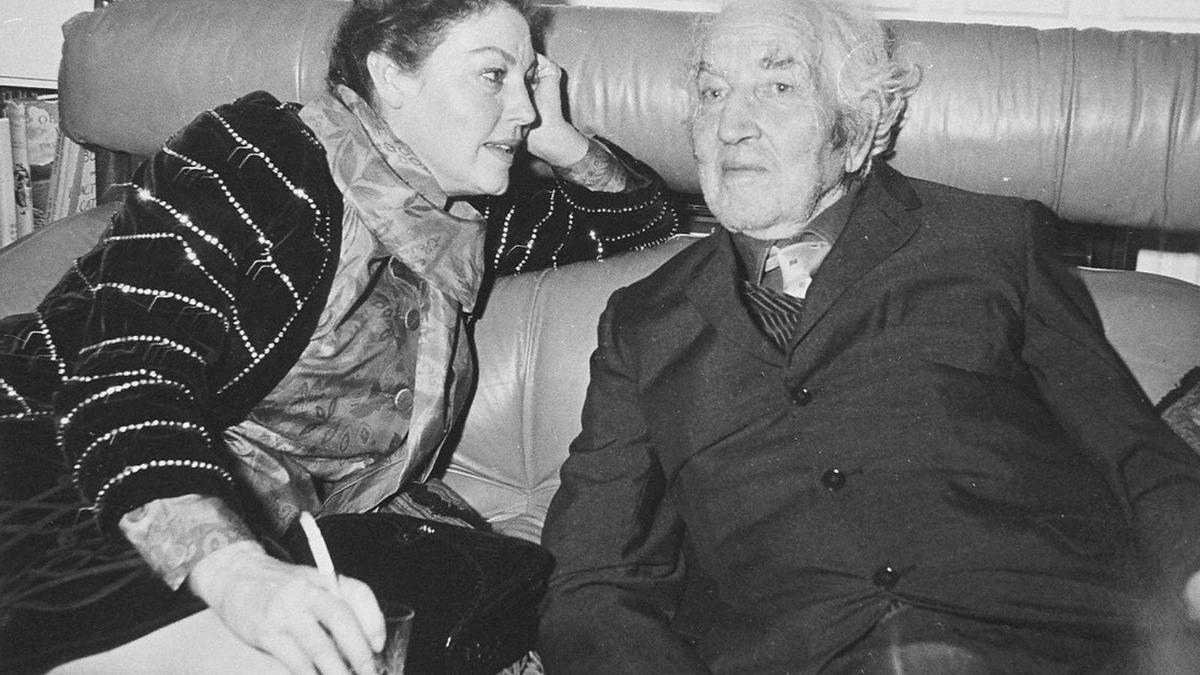 Ava Gardner y Robert Graves. 