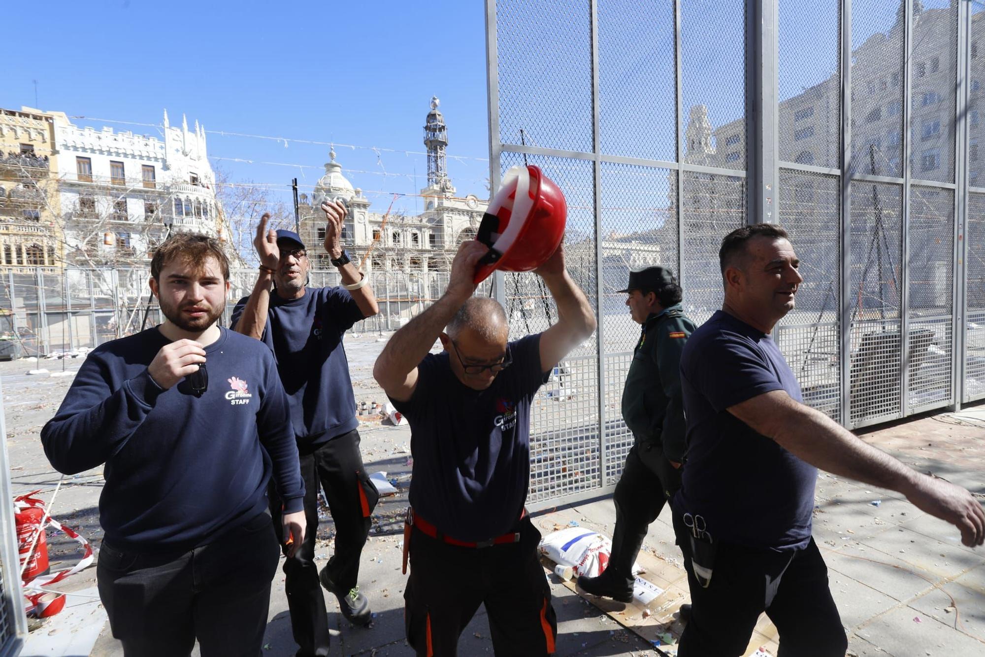 La mascletà del 3 de marzo, en imágenes