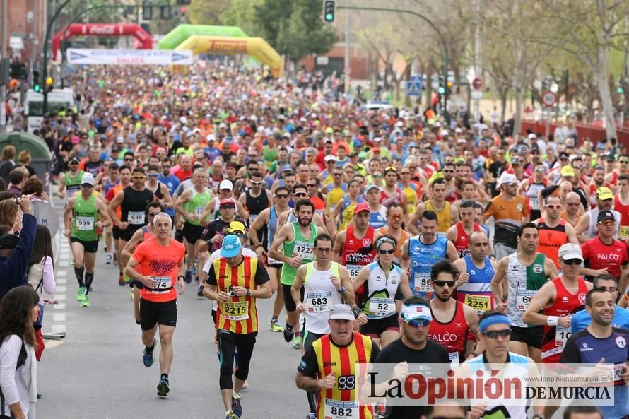 Media Maratón de Murcia: salida