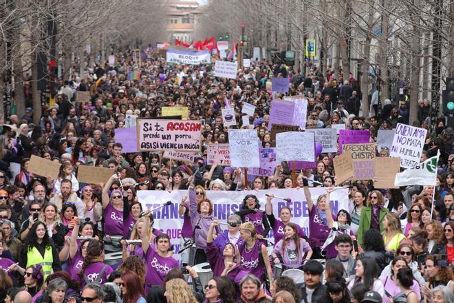 Las manifestaciones del 8M, en imágenes