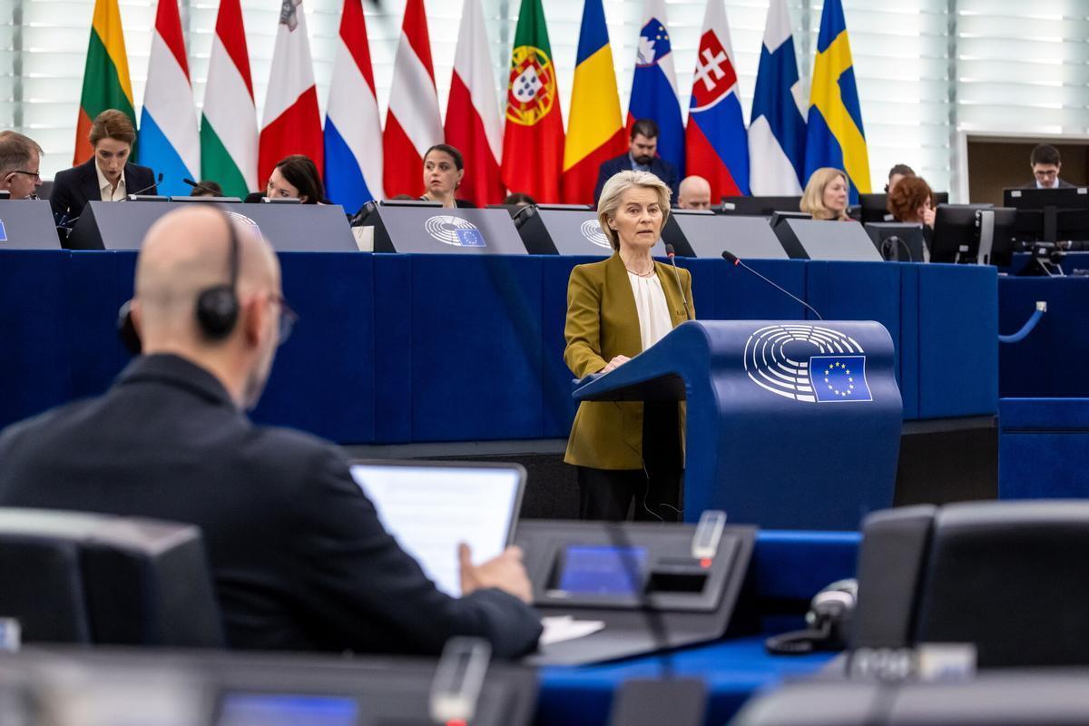La presidenta de la Comissió Europea, Ursula von der Leyen.