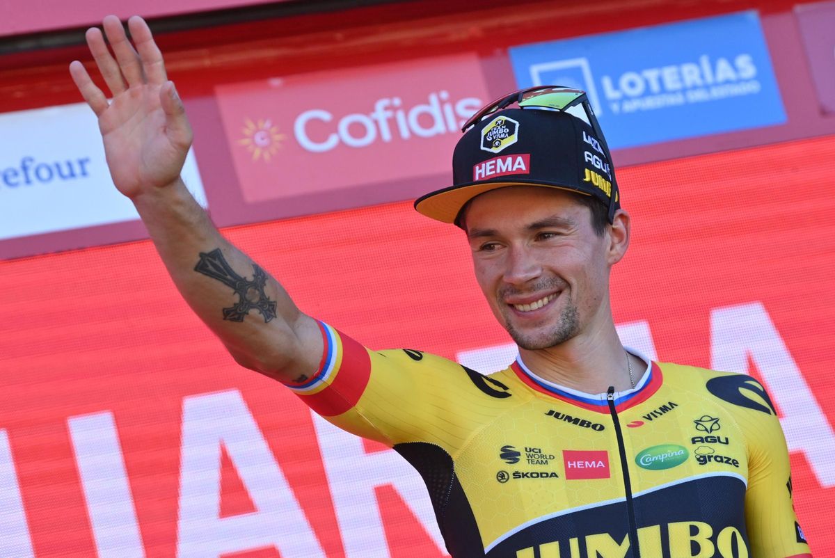 Archivo - El ciclista esloveno Primoz Roglic (Jumbo-Visma)