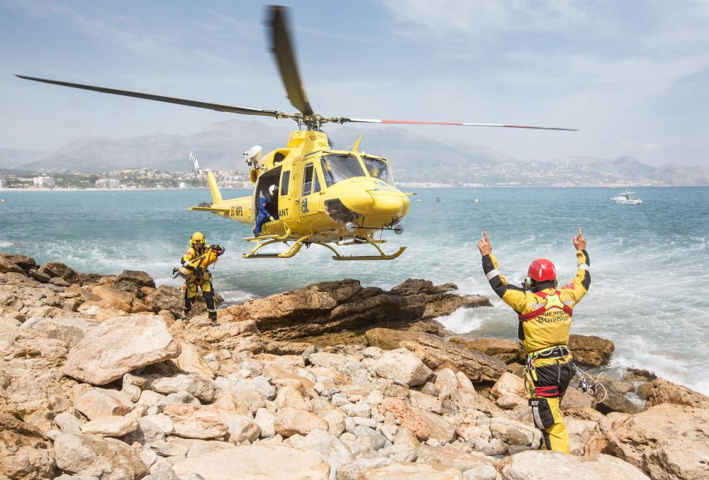 El herido iba a pasar el día junto a su pareja en la cala del Metge cuando resbaló y se precipitó desde una altura de unos 7 metros