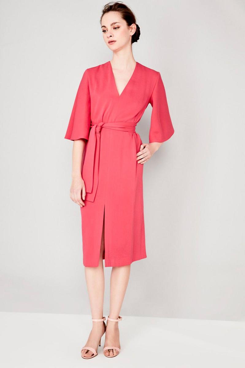 Vestido túnica color cereza de Angel Schlesser