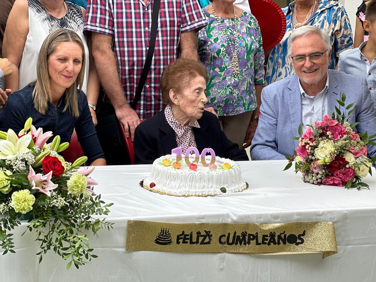 100 cumpleaños de Carmen Fuentes