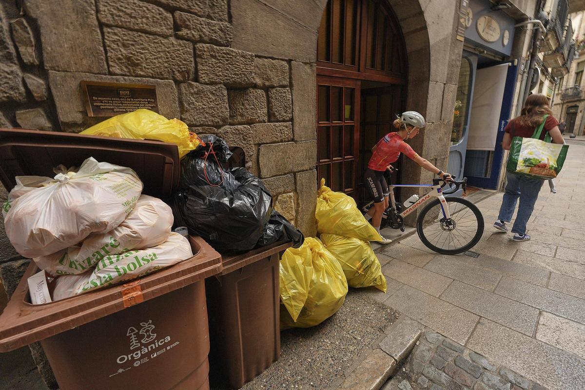 Les imatges dels efectes de la vaga d'escombriaires a la ciutat de Girona