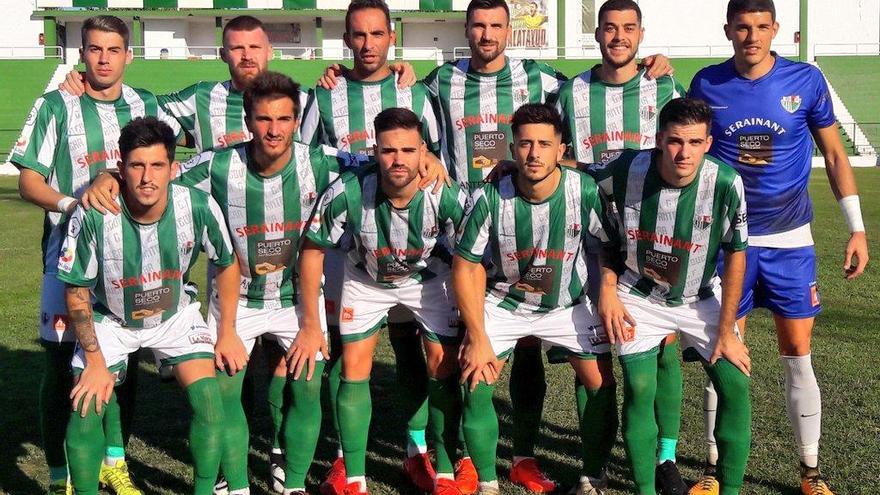 El once del Antequera este domingo ante el Atarfe.